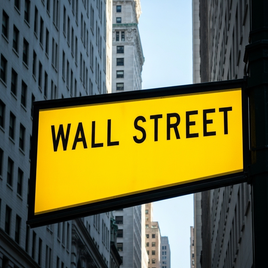 Wall Street sign transformation frame 1